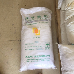 亞硫酸鈉，Na2SO3